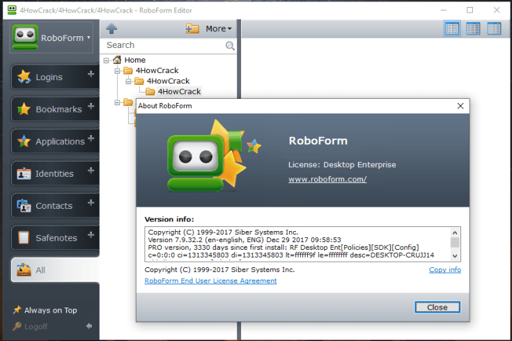 RoboForm Pro 10 Crack + Keygen [Latest-2022] Download Free