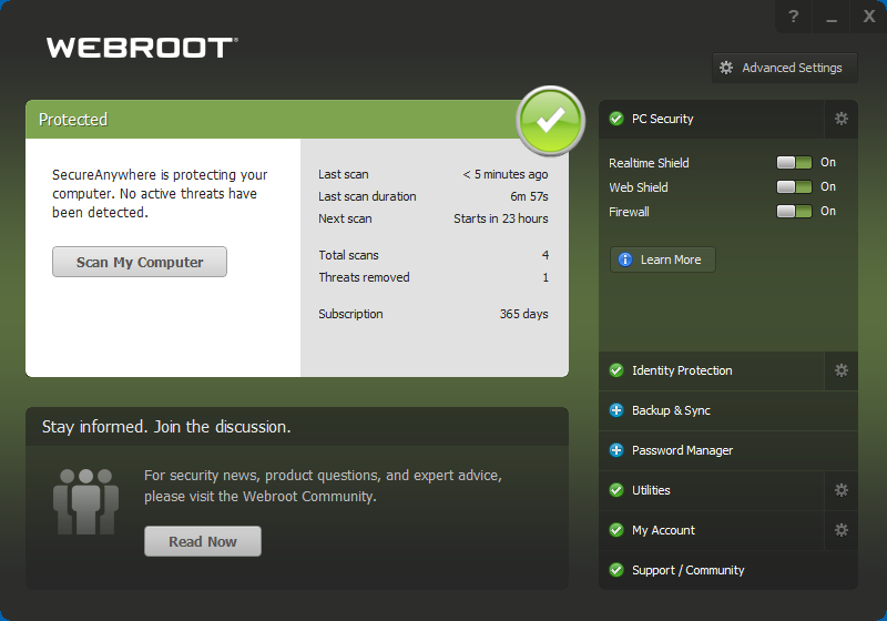 Webroot SecureAnyWhere Antivirus 9.0.31.84 Crack + Keygen [Latest]