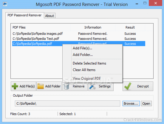 Mgosoft PDF Password Remover Crack 