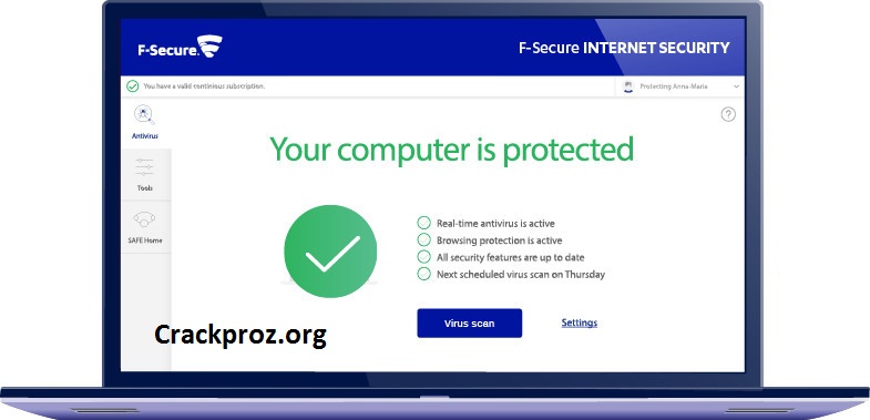 F-secure internet security Serial Key Free Download 2022